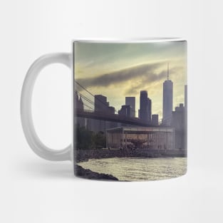 Manhattan Skyline Sunset Dumbo Brooklyn NYC Mug